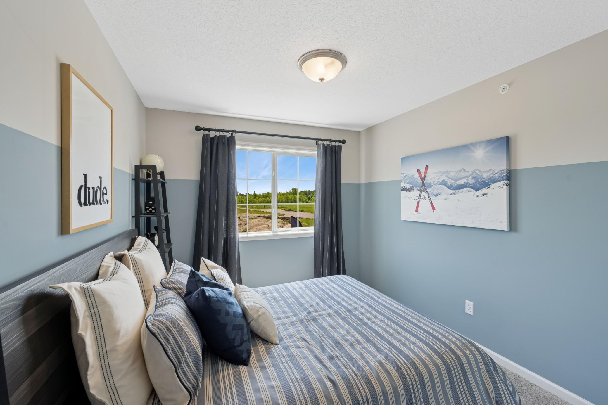 Bedroom - photo is of model home for illustrative purposes