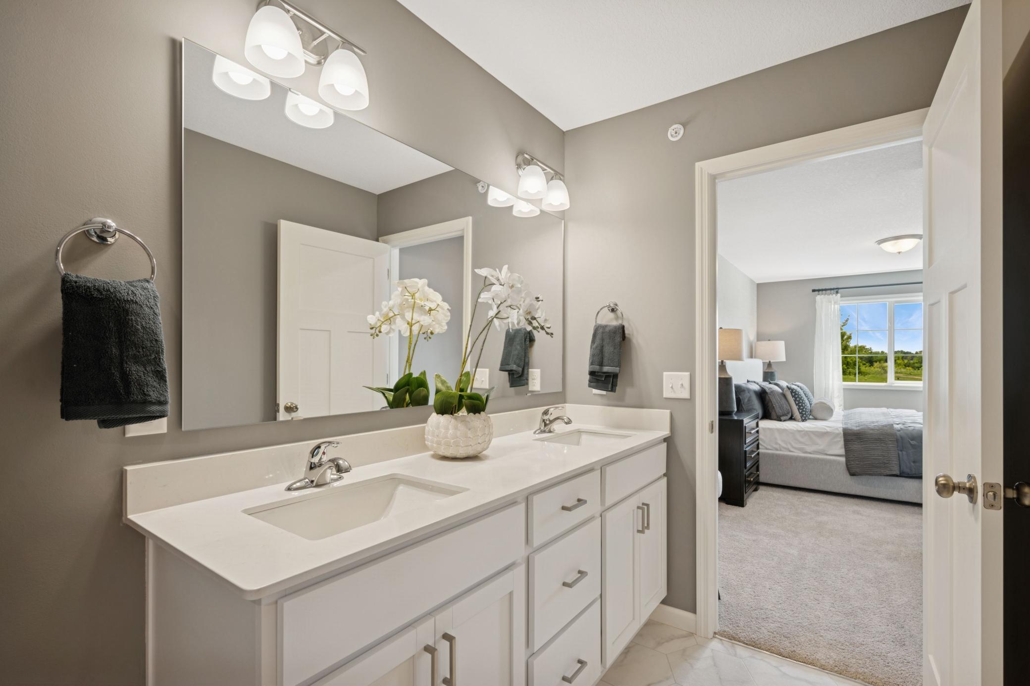 Primary bath - photo is of model home for illustrative purposes