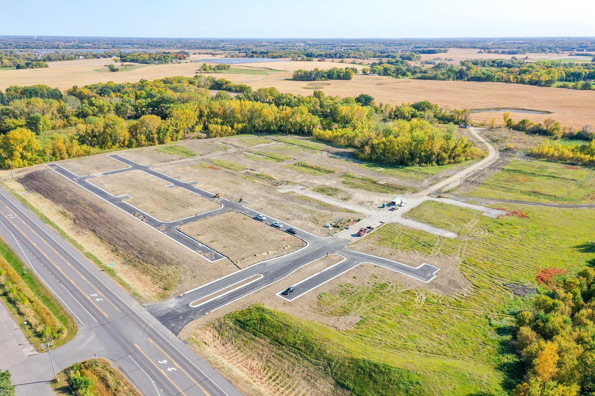 Aerial prior to the start of construction