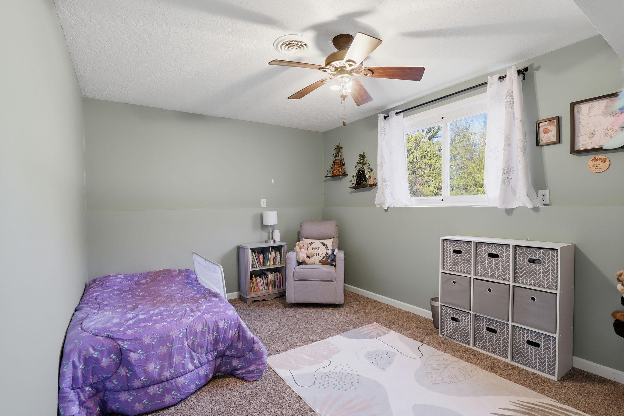 Another spacious bedroom in the lower level that has been nicely updated.