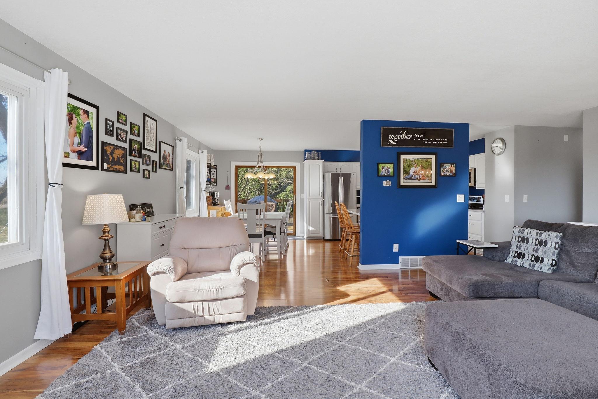 Plenty of space for entertaining.