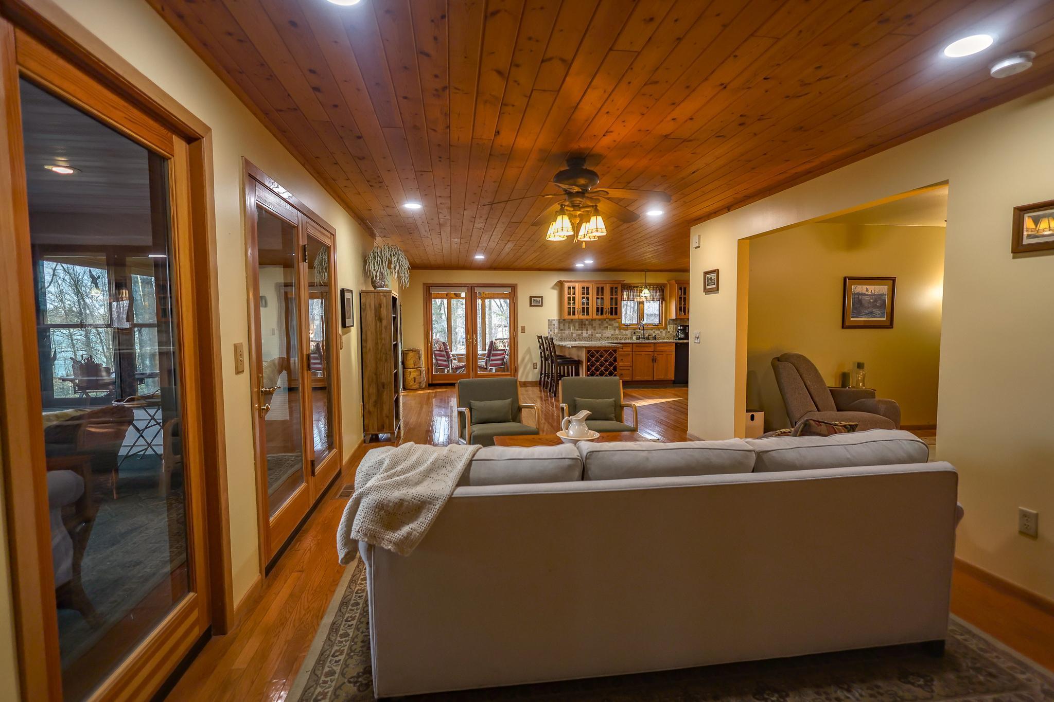 Enjoy the evening views from any room in the house.