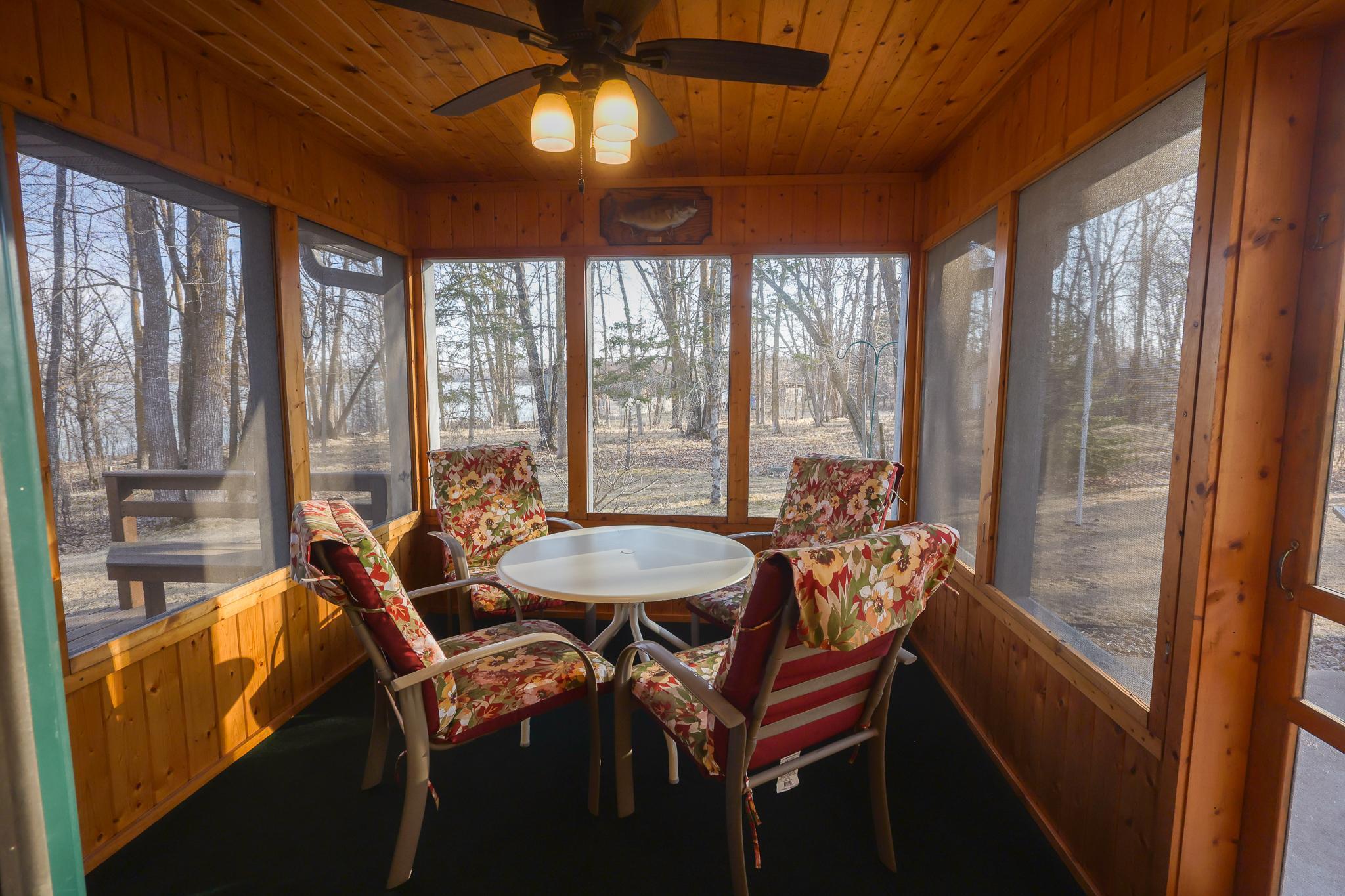 Screen porch #1, Conveniently located off of the dining room and overlooks your lake shore