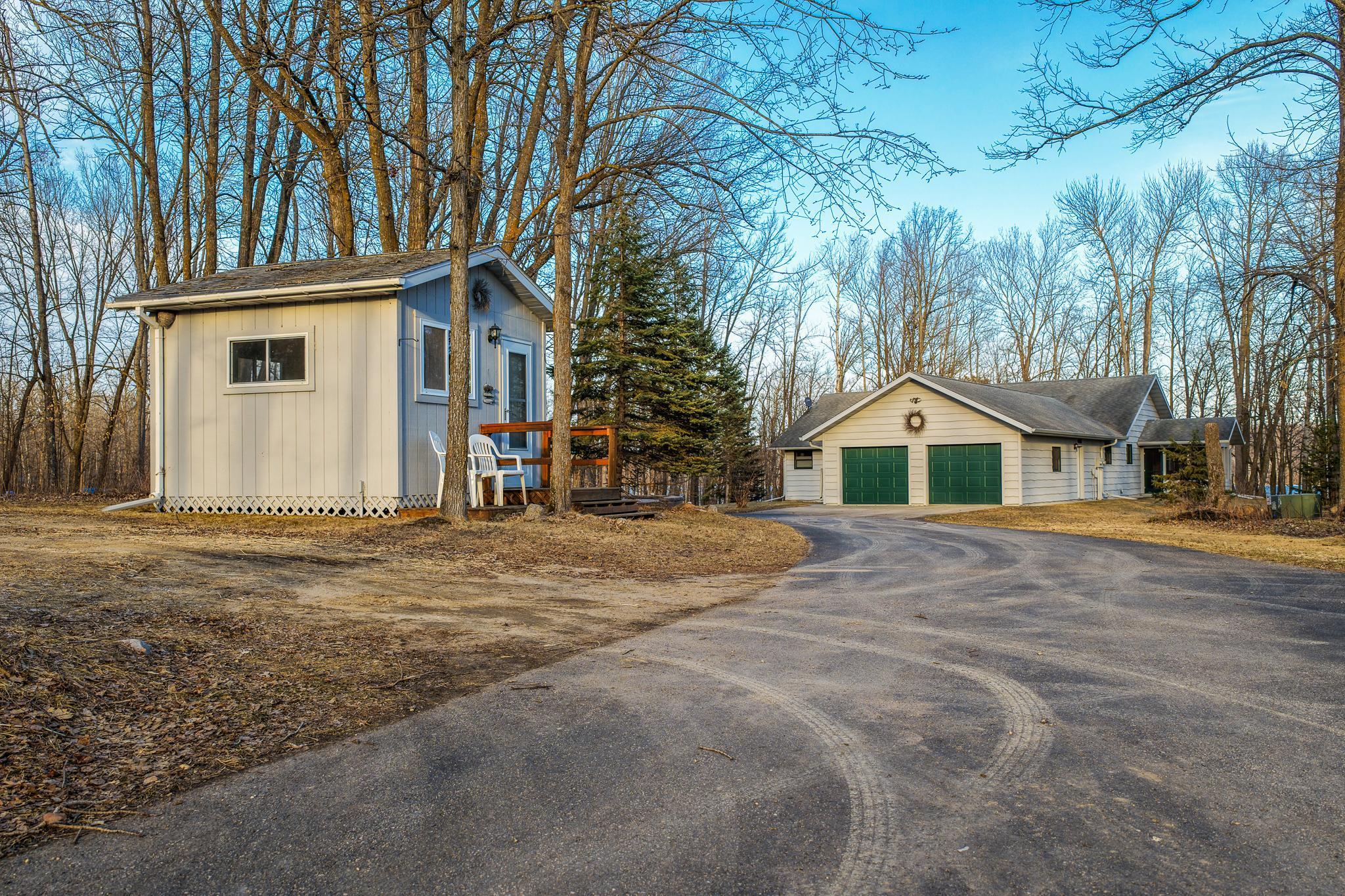 On the left is the bunkhouse/Art Studio or storage building.