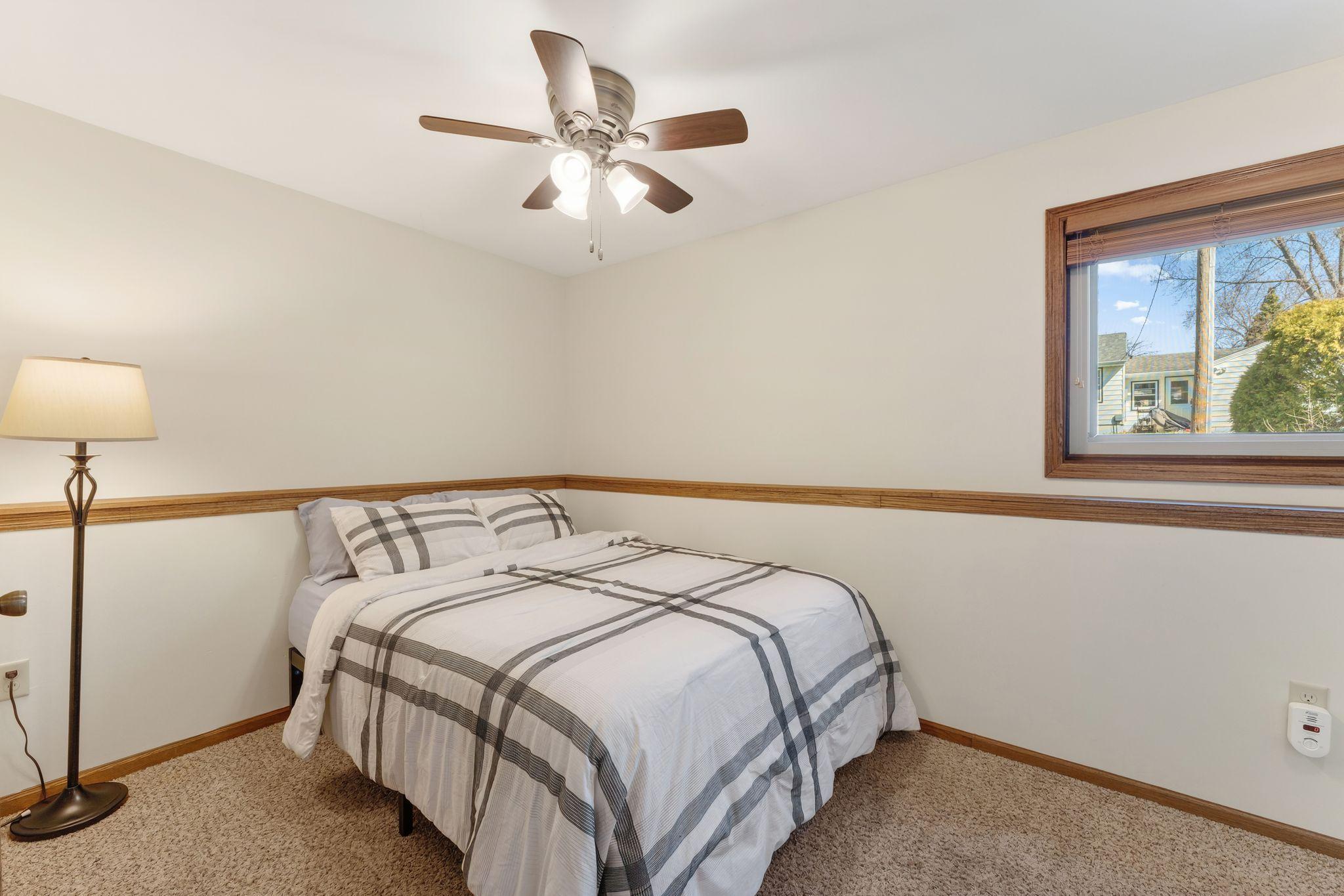 Bedroom #3 is generously sized and ready to adapt to every chapter.