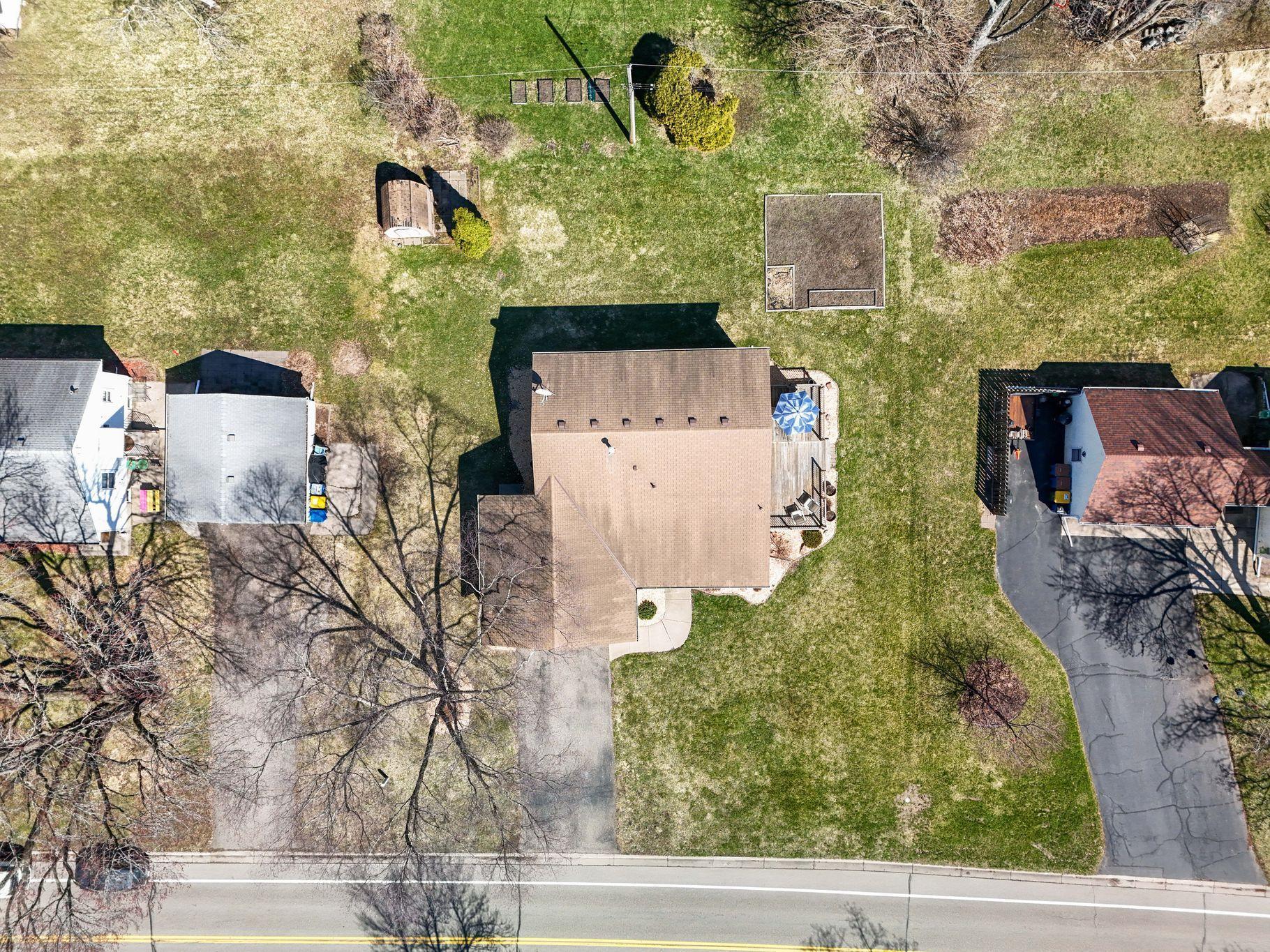 Aerial views of the Garden House - from garden to table!