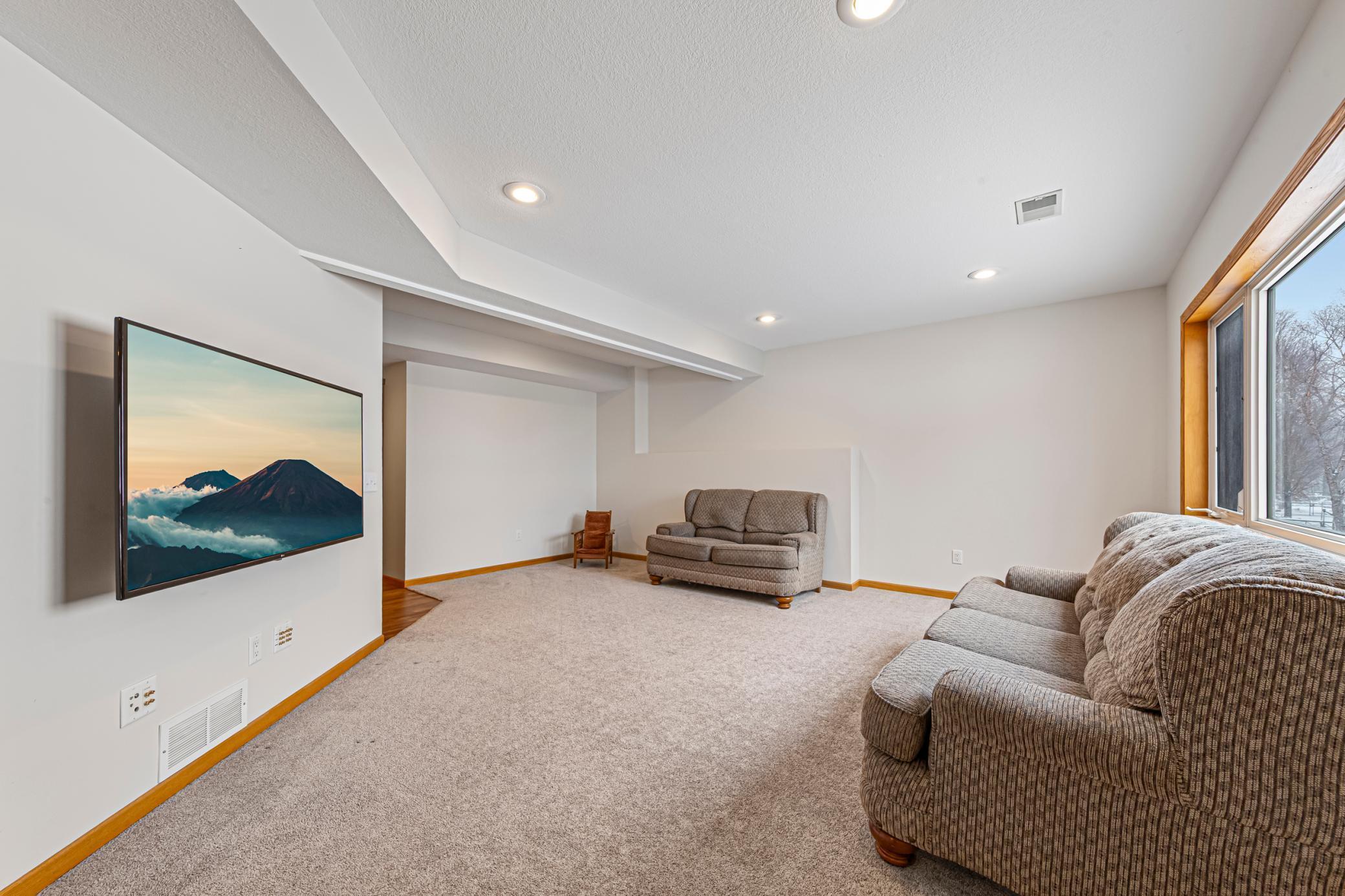 Lower Level Family Room.