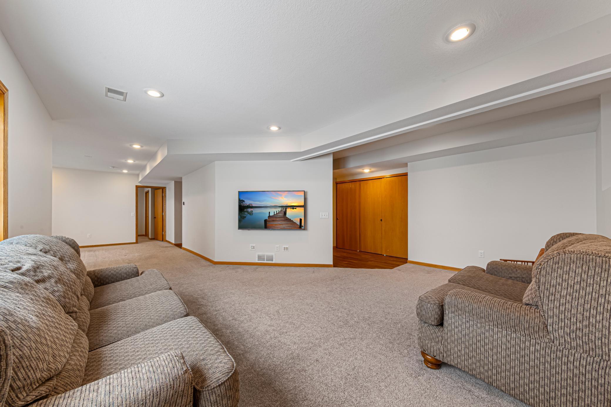 Lower Level Family Room.