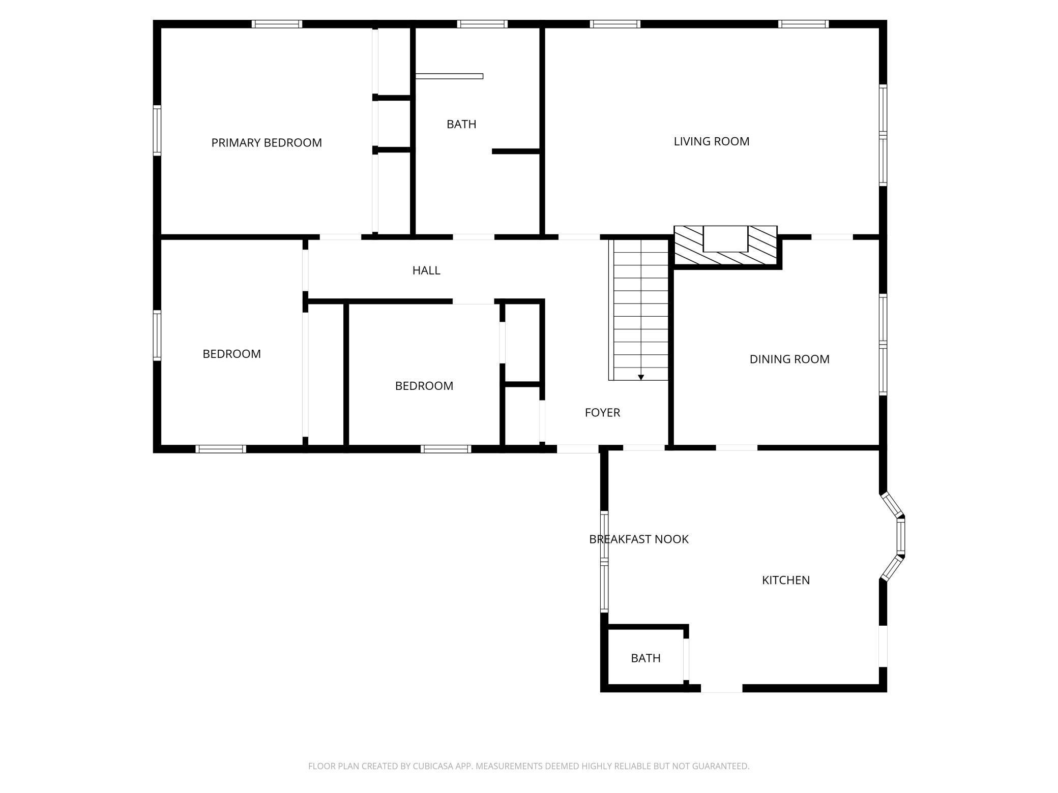 Main level floorplan
