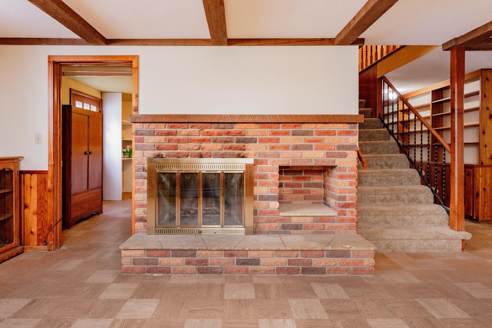 Lower Level Fireplace