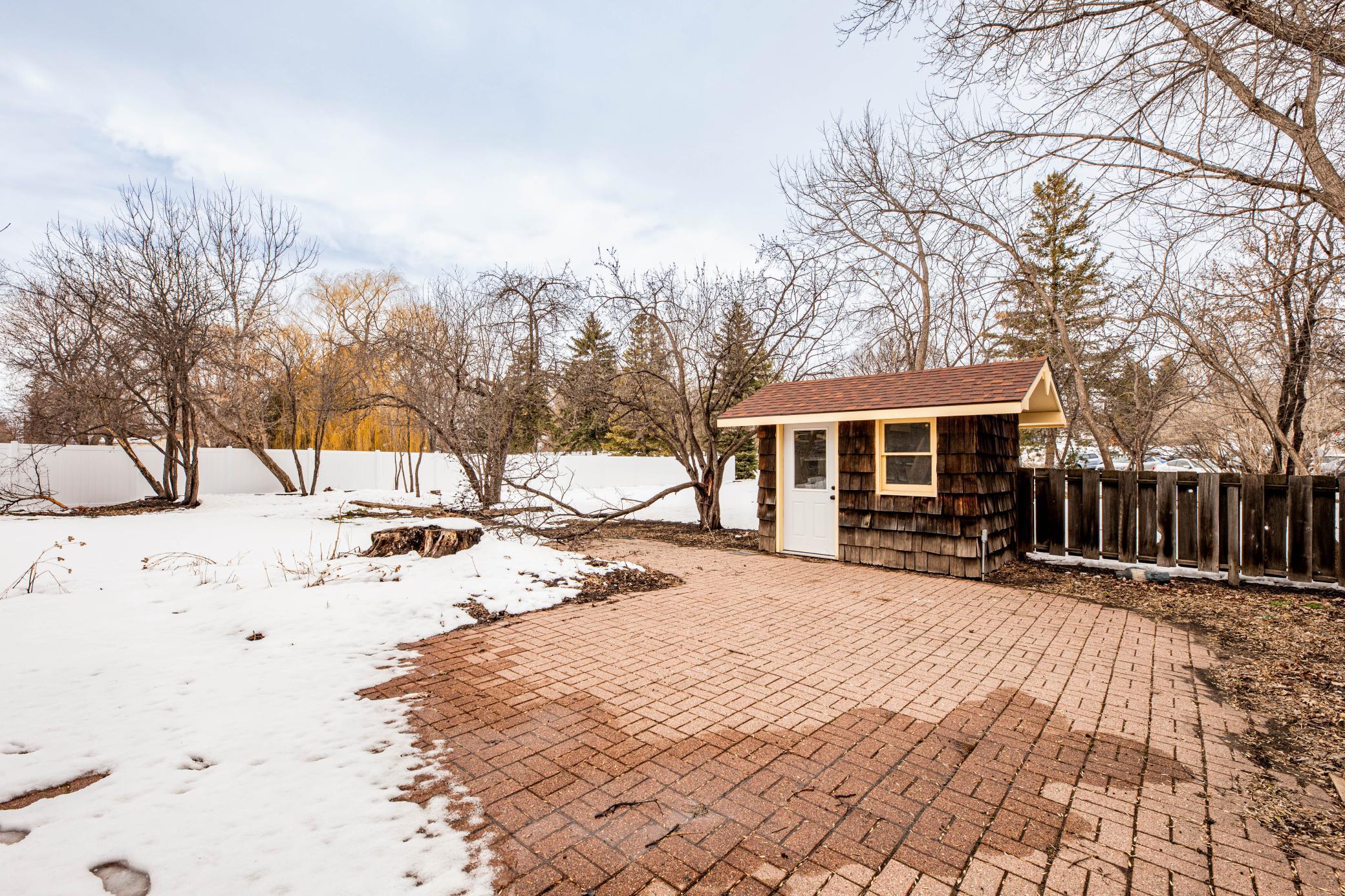 Patio and Shed