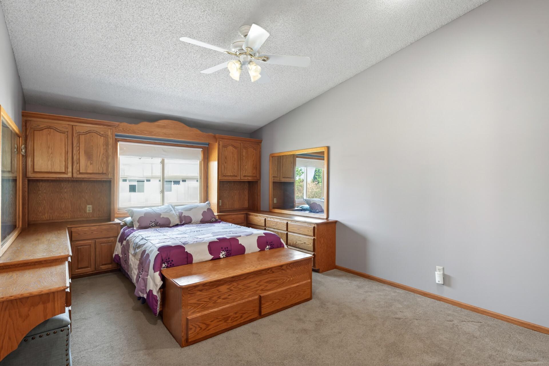 Primary bedroom with private full primary bath.