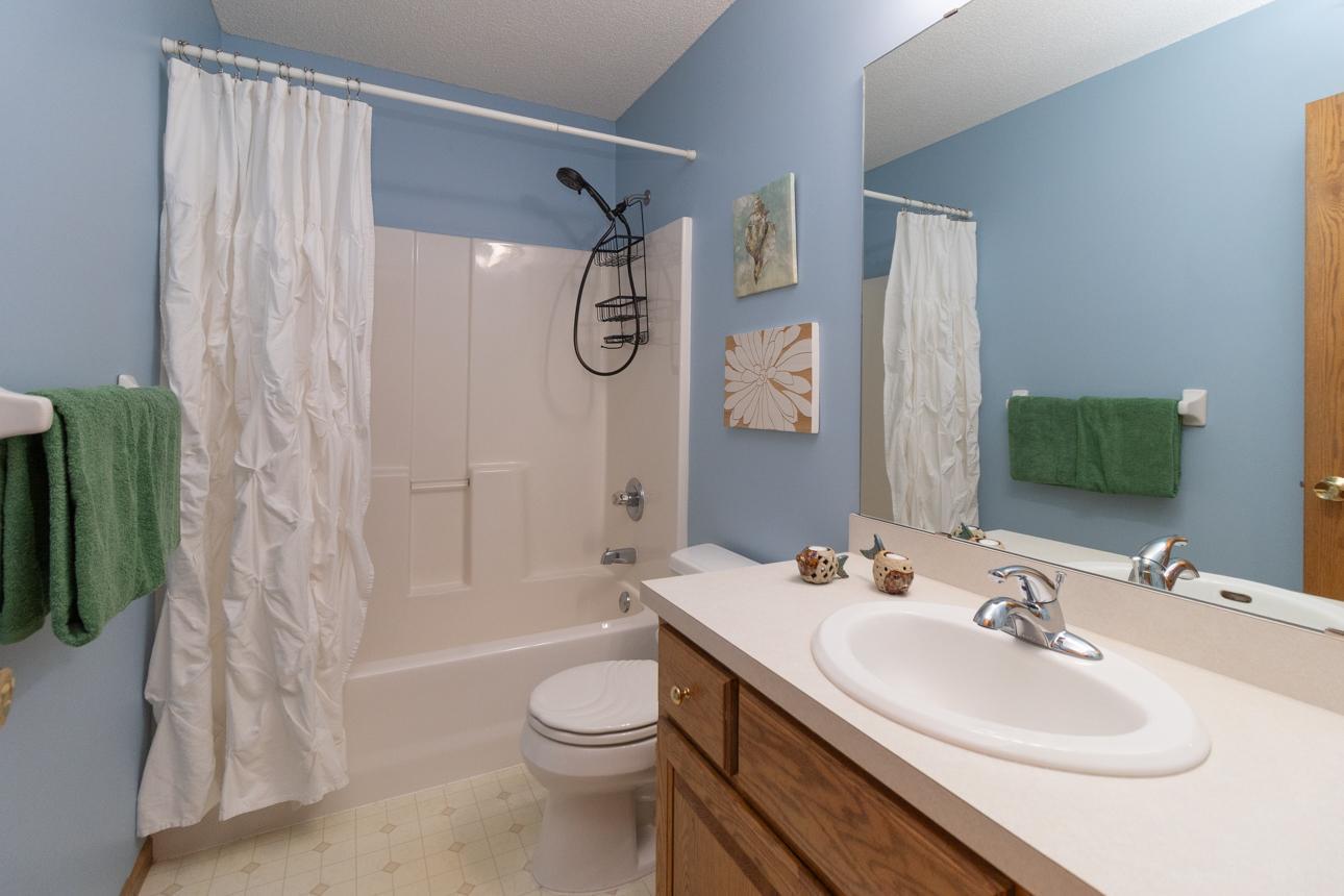 Upstairs full bathroom plus 1/2 baths on main floor and lower level.