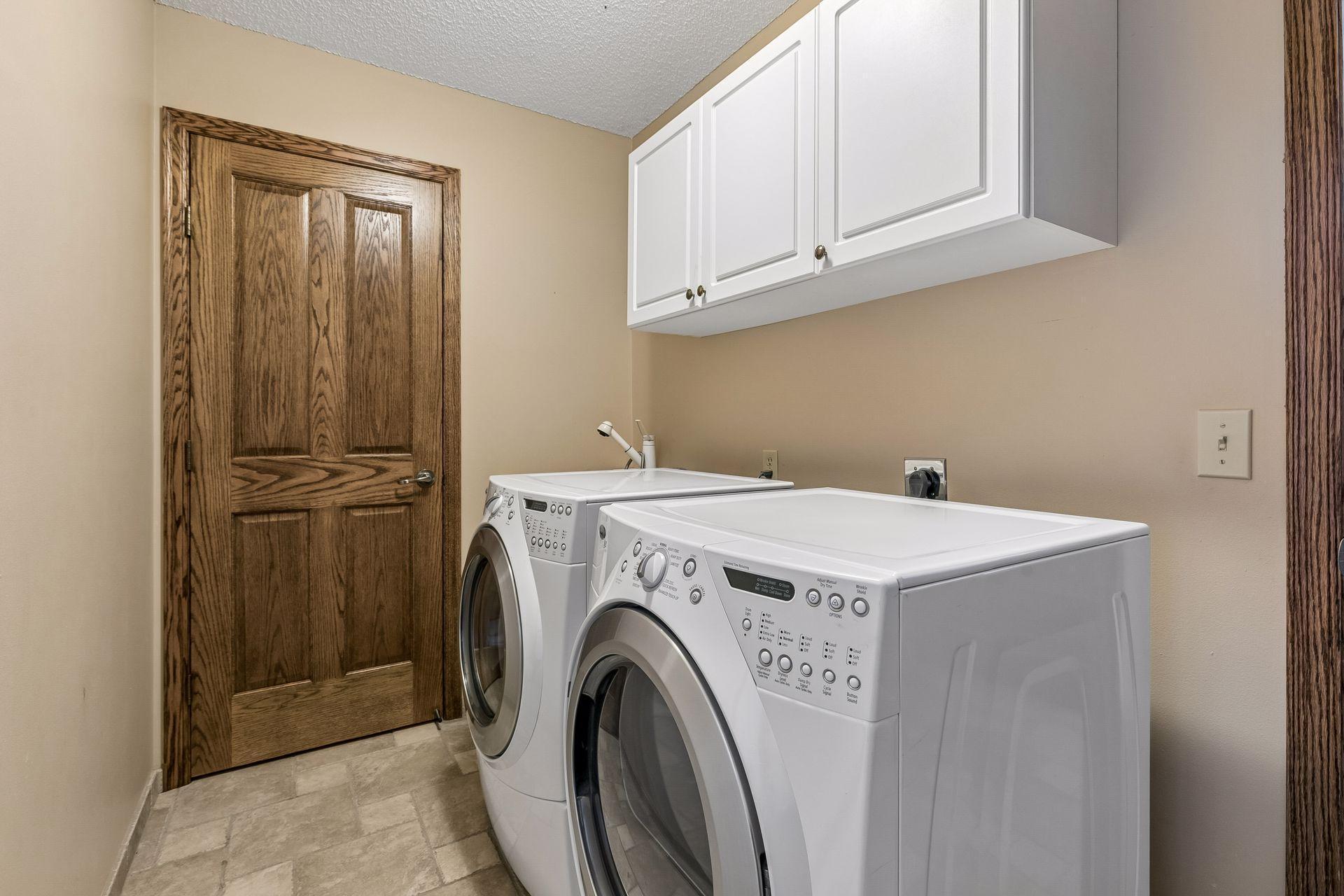 Convenient laundry right off the garage