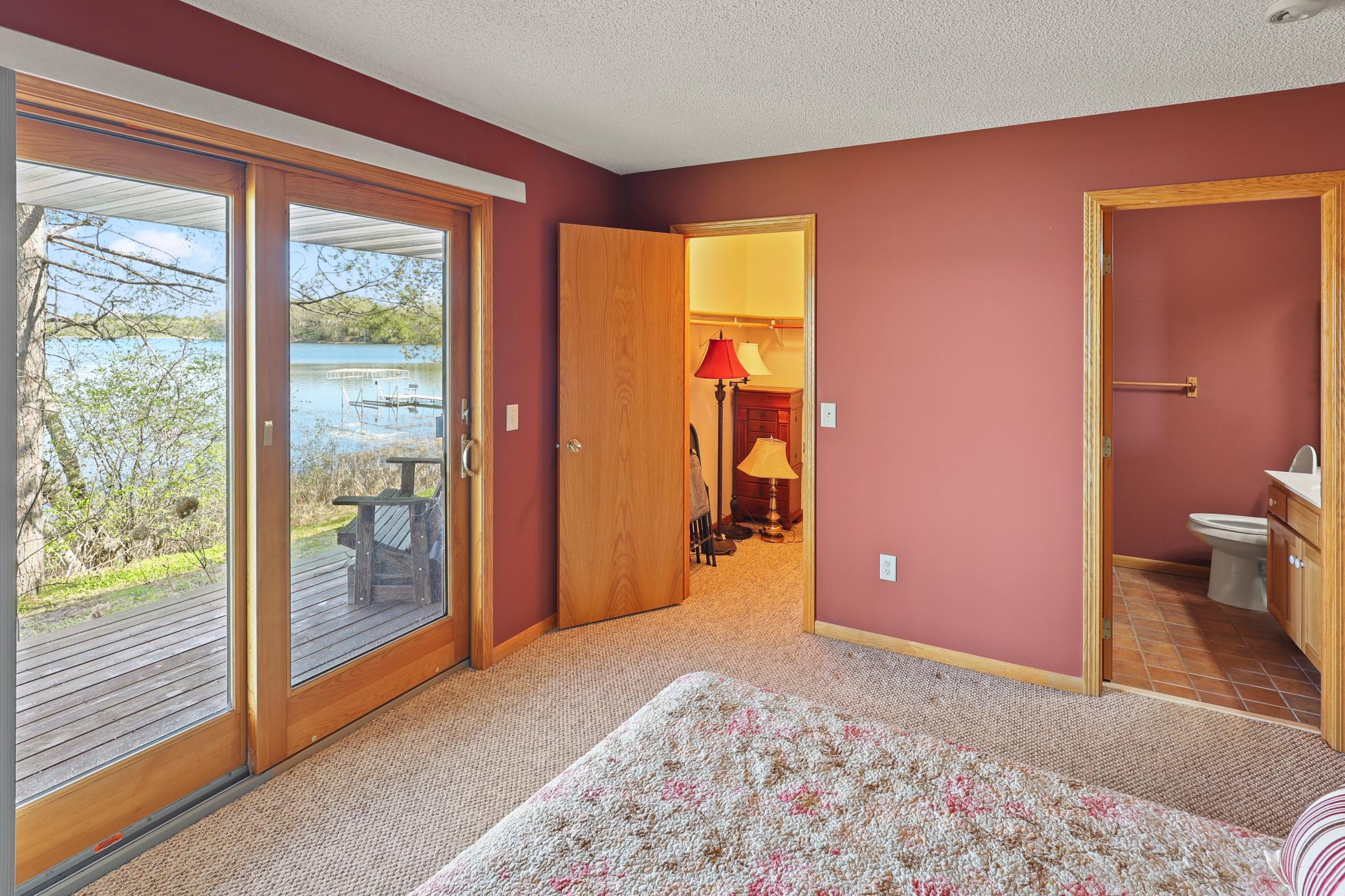 Walk in closet in the primary