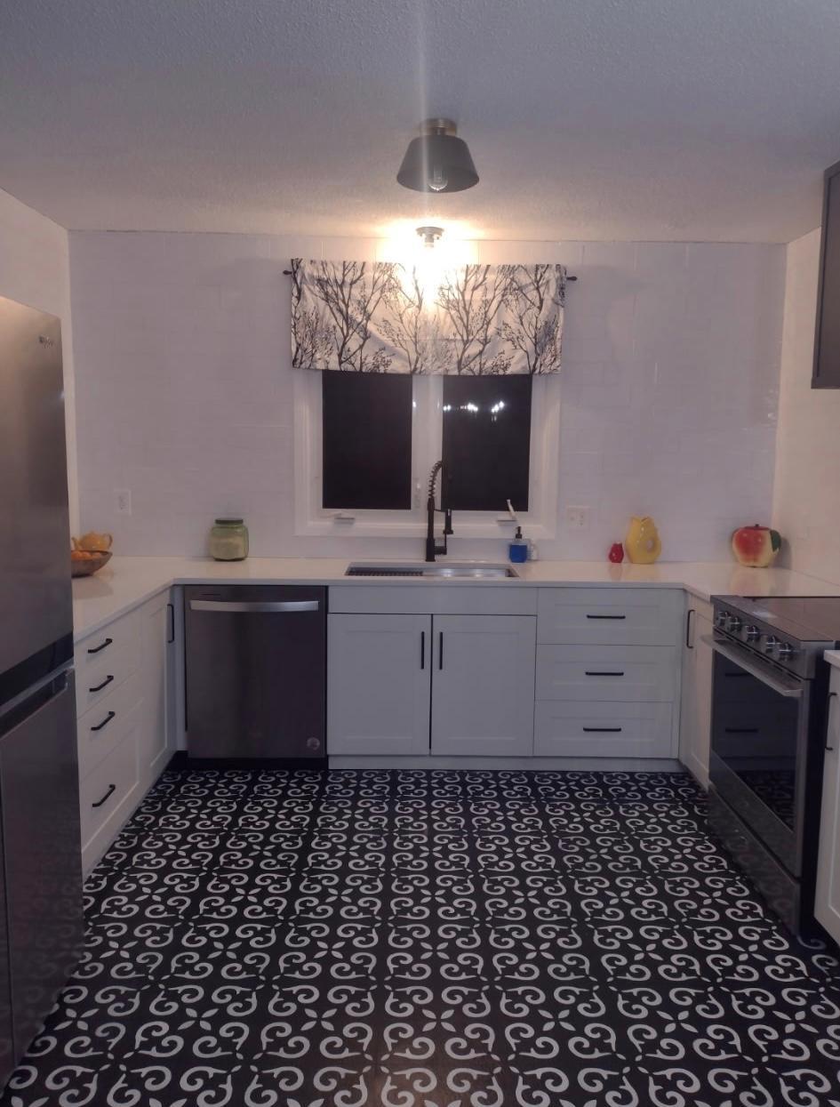 Newly remodeled kitchen