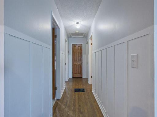 Upstairs hallway to 3 bedrooms and bathroom