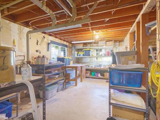 Lower level storage room, could be converted to another bedroom