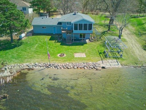 Concrete ramp allows easy boat launching!