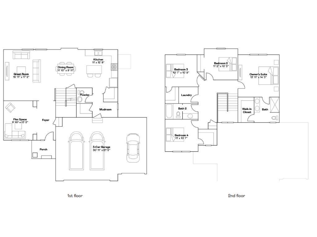 Main and upper level floorplan.
