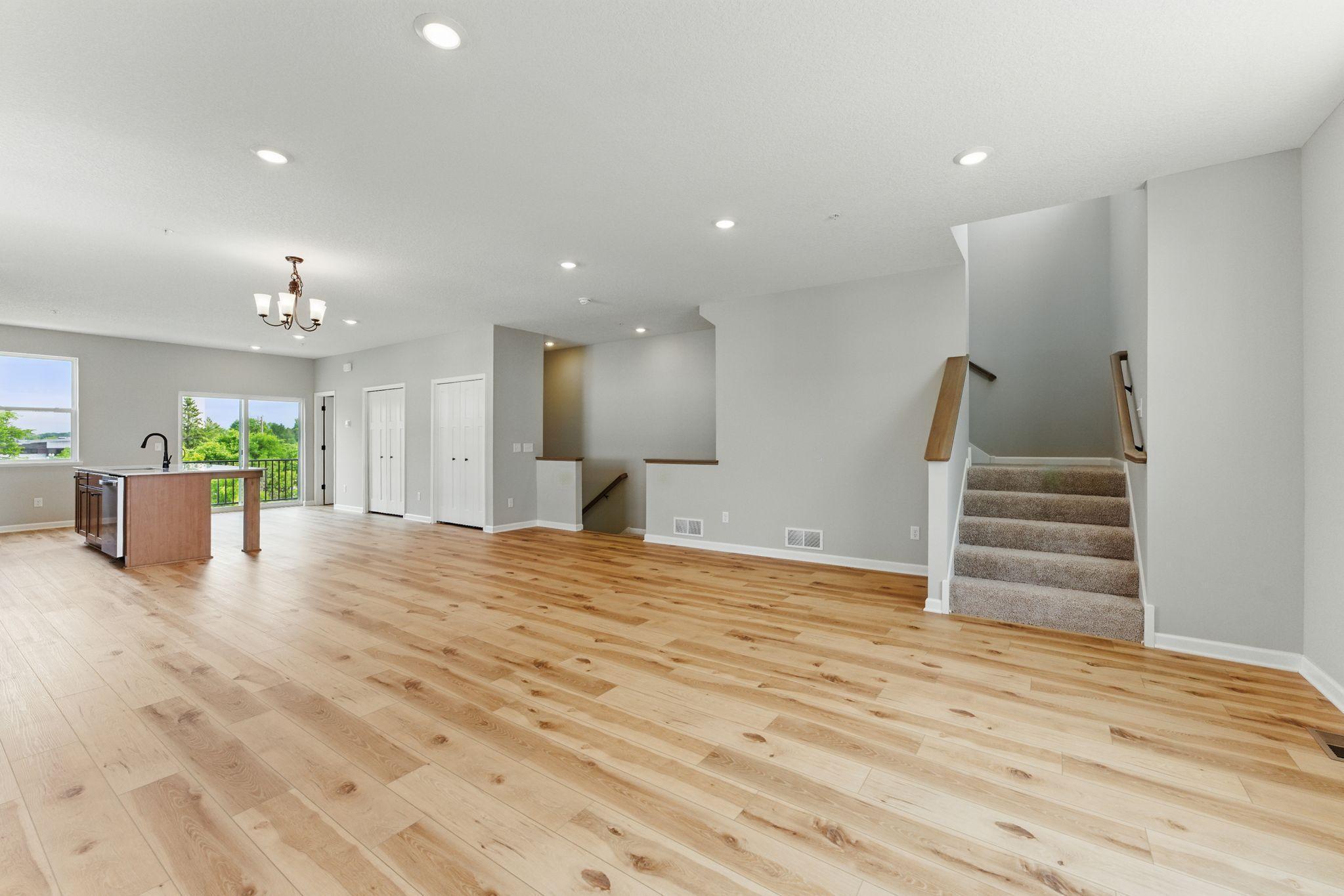 Open Concept Living where everyone can gathering for some family fun