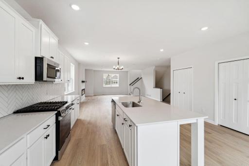 Open concept living everything in one large space.