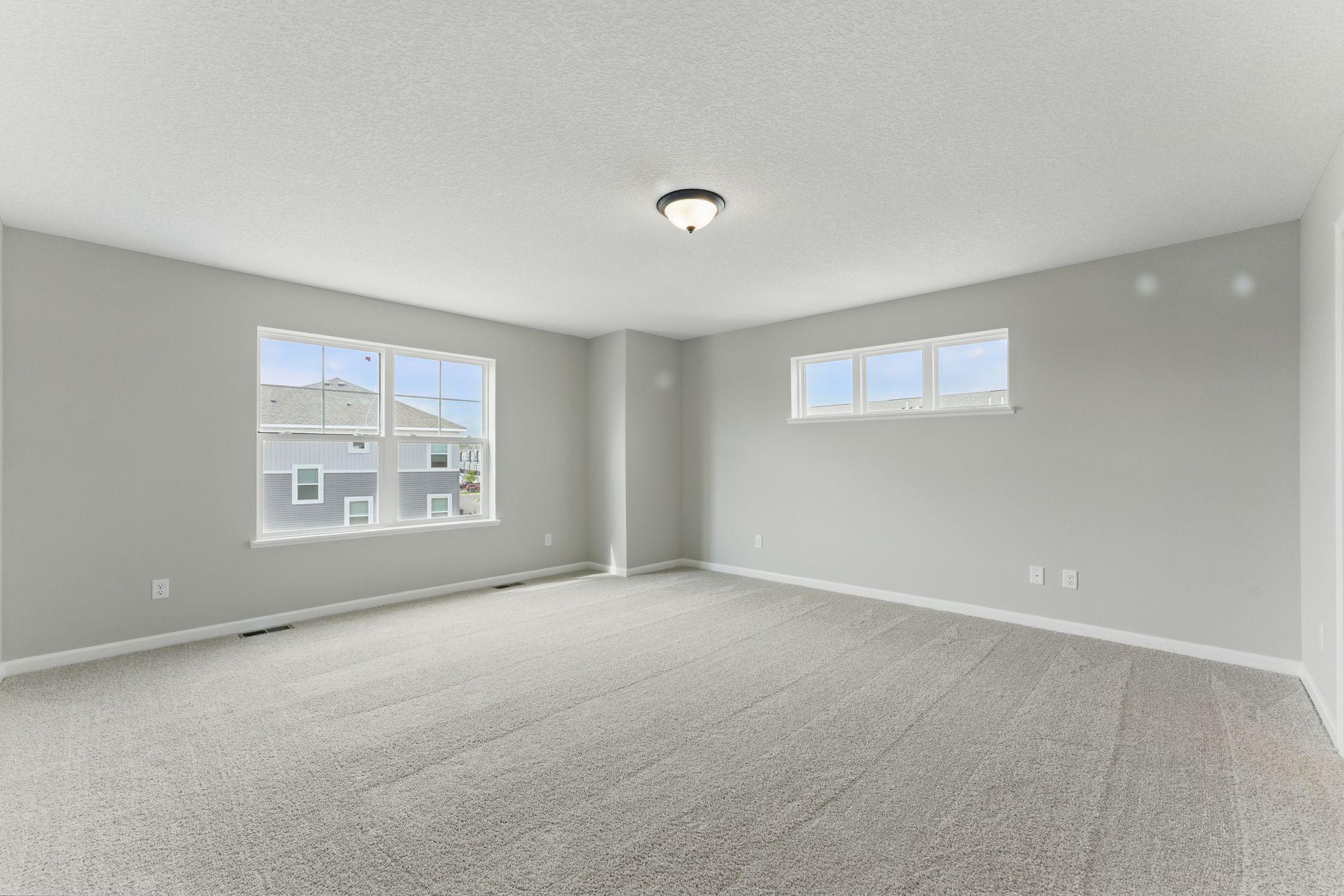 Owner Bedroom offers tons of natural light, and a private space to unwind at night