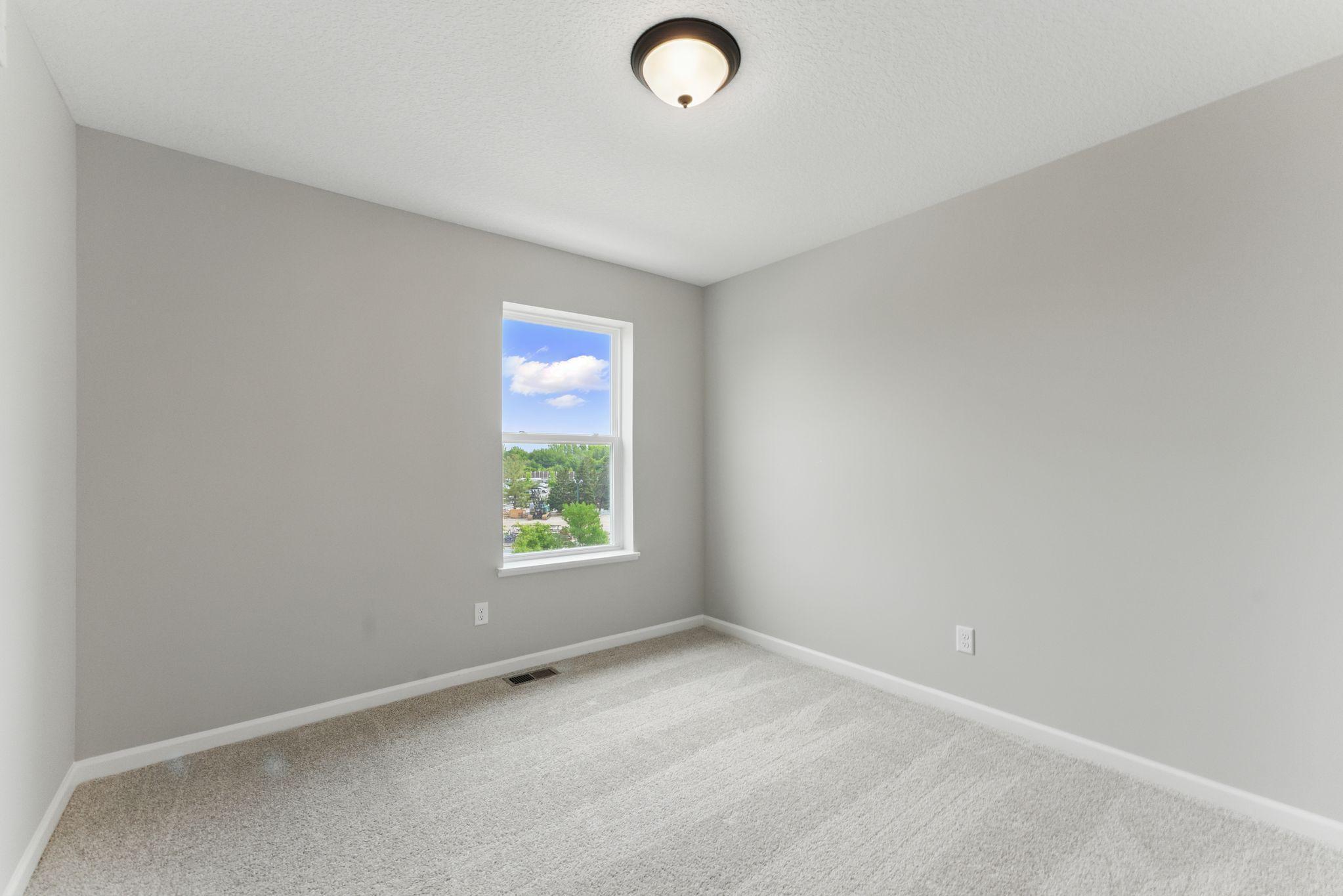 Bedroom #2 a blank pallet for someone, you can make this a work space, a bedroom, a workout room