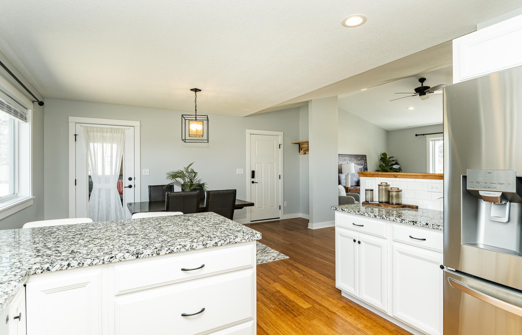 Porch and Garage accesses