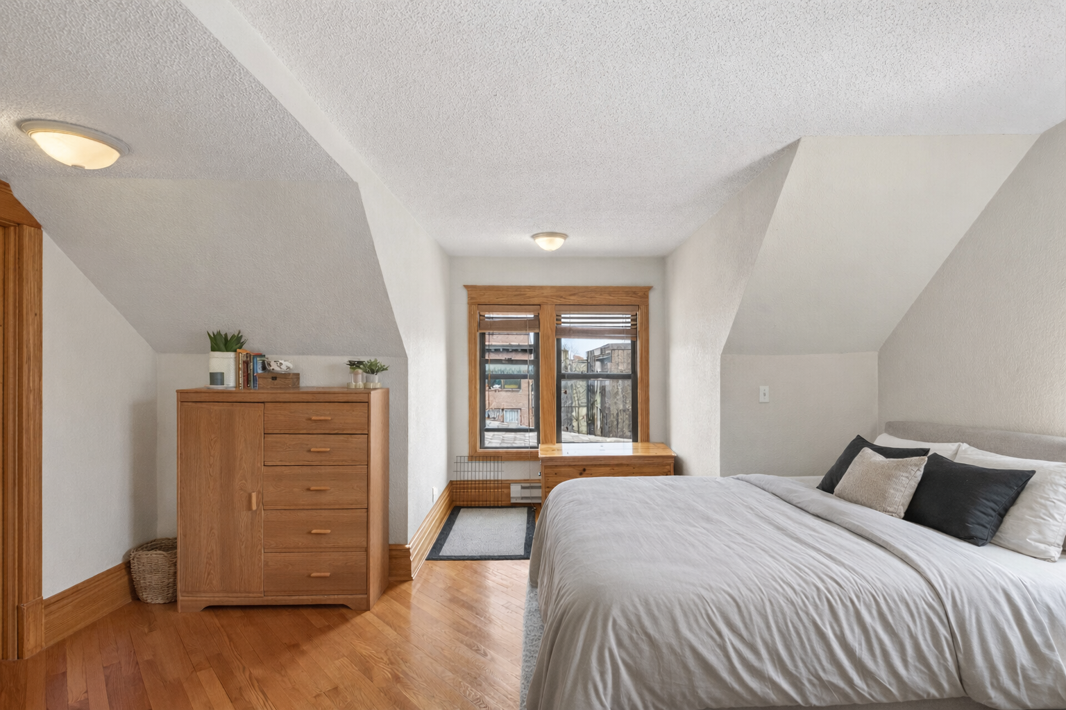 The primary bedroom is spacious enough for your preferred bed size and any additional large furniture with dual closets offering generous storage for all your personal belongings.