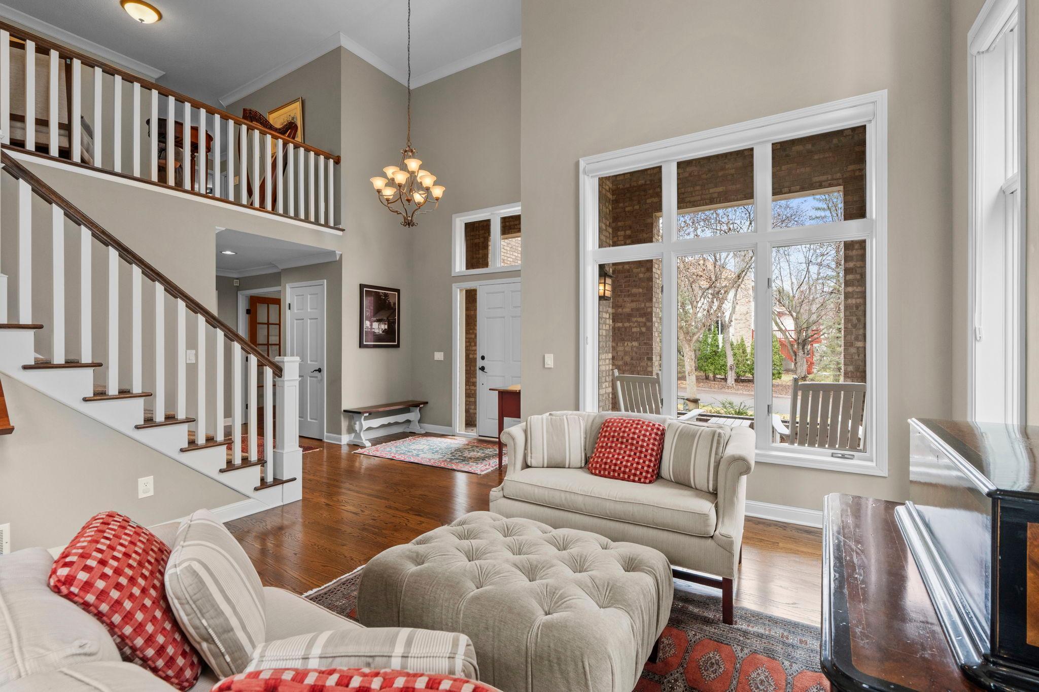 Warm and inviting living room
