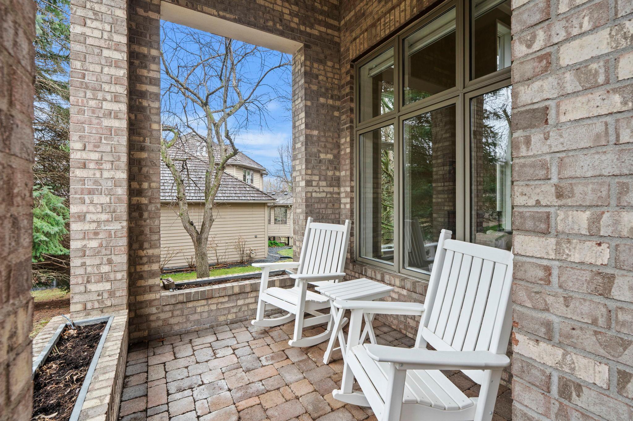 Enjoy summer evenings or morning coffee on the porch