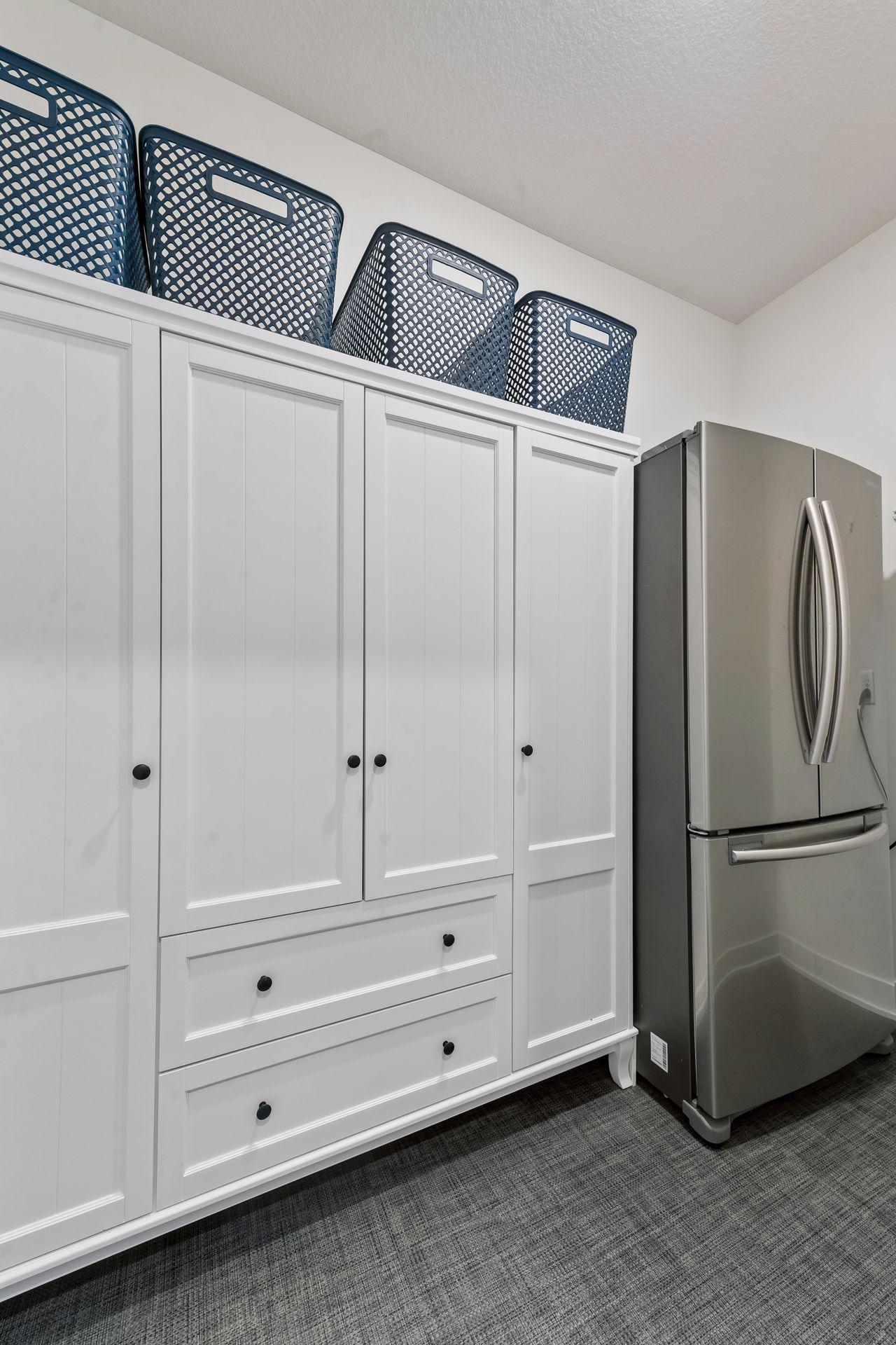 Mud Room Closet W/ Storage & 2nd Fridge!