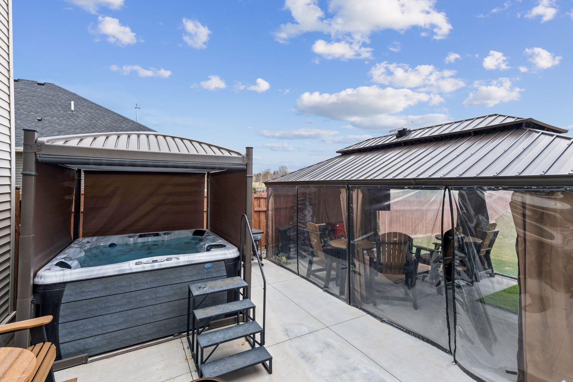 Hot Tub + Gazebo