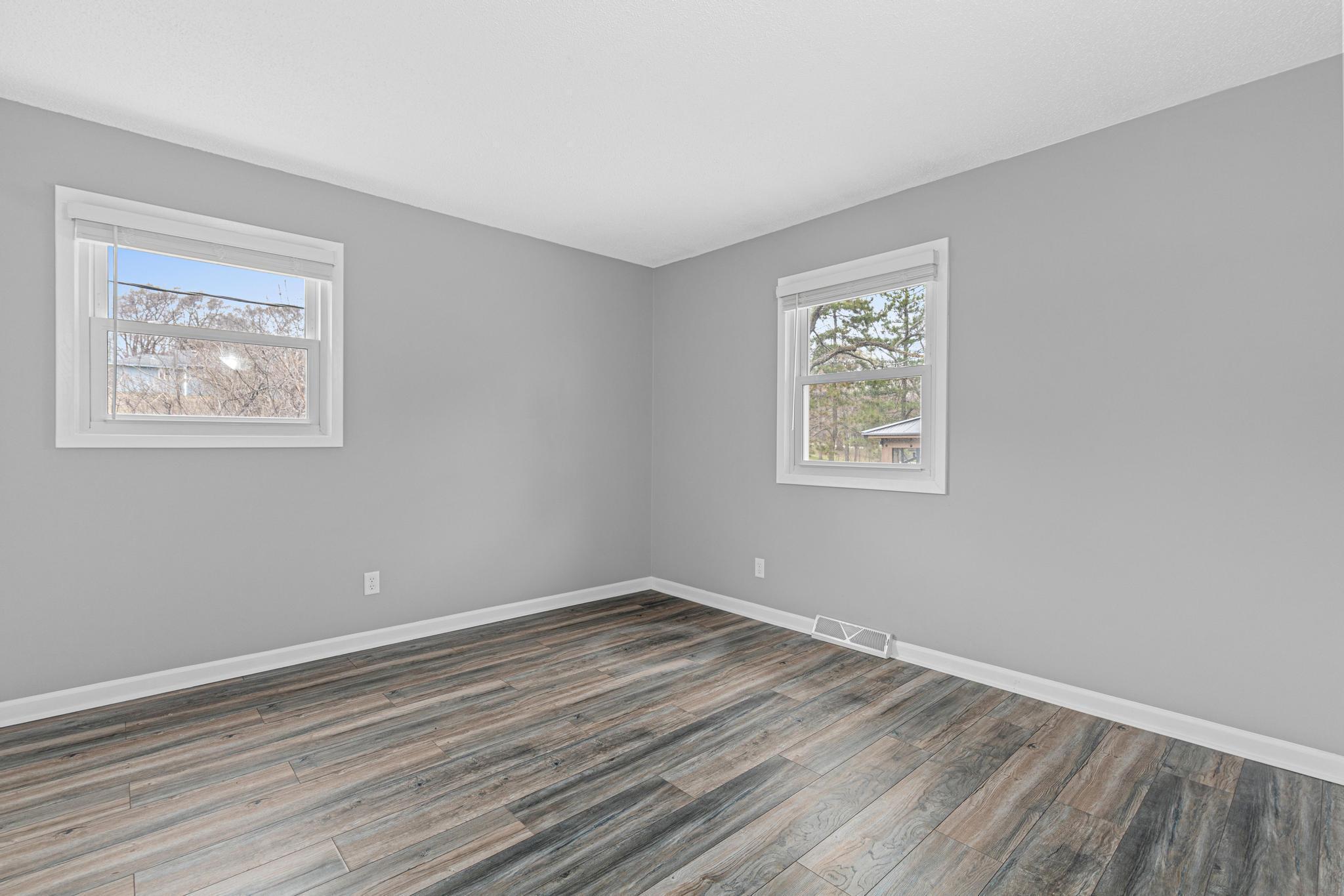 The 2nd bedroom on the upper level.