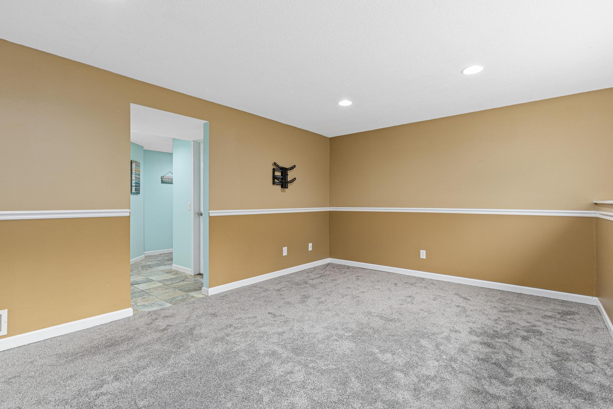 A view to the back mudroom/garage entrance.