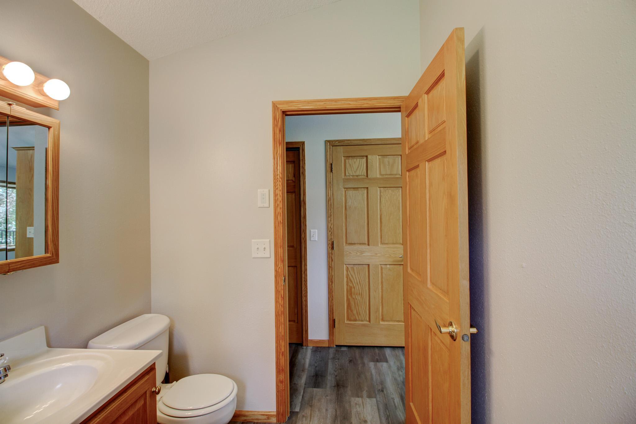 1/2 bath w/ main floor laundry room