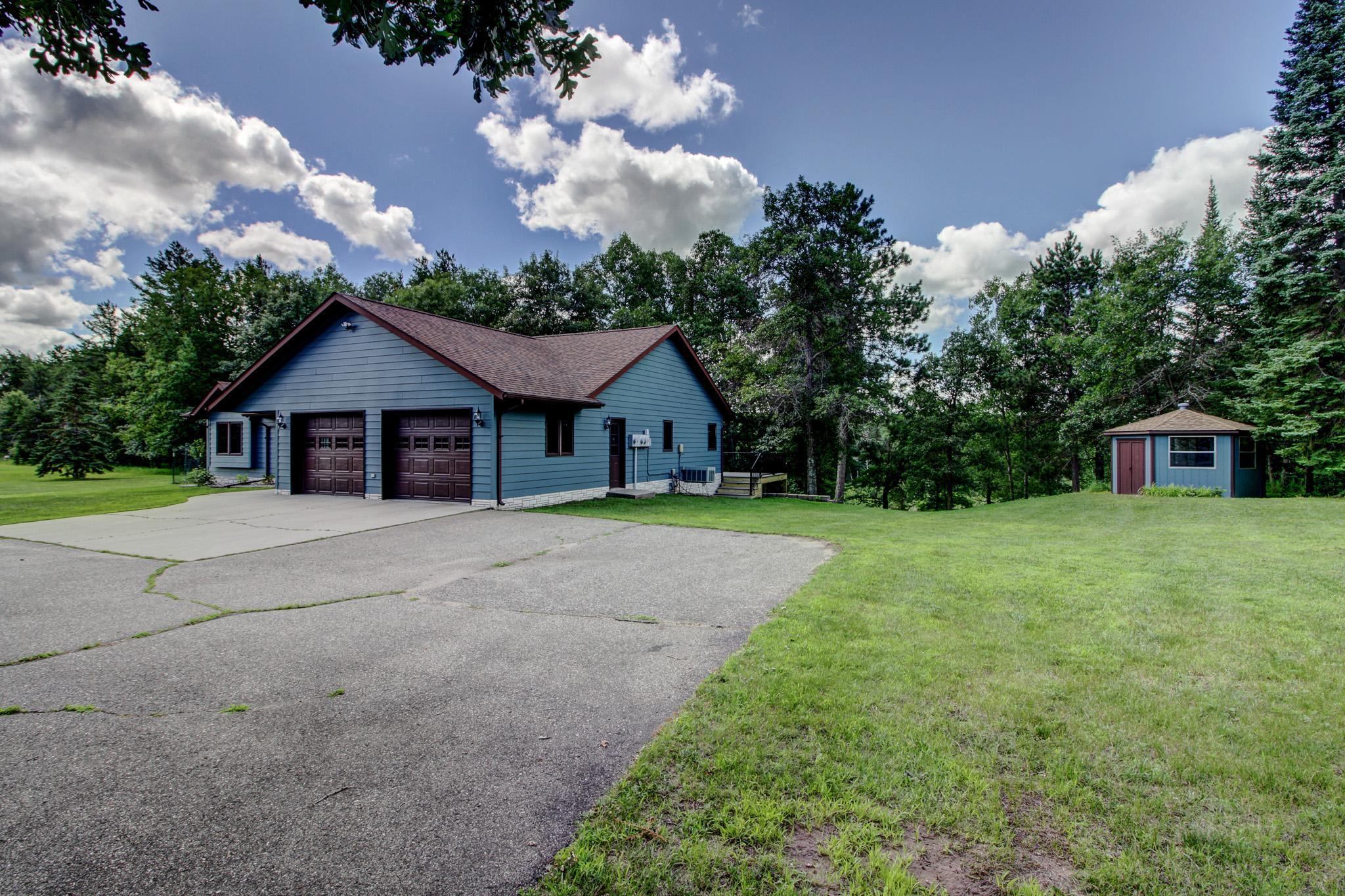 New exterior paint on home and gazebo