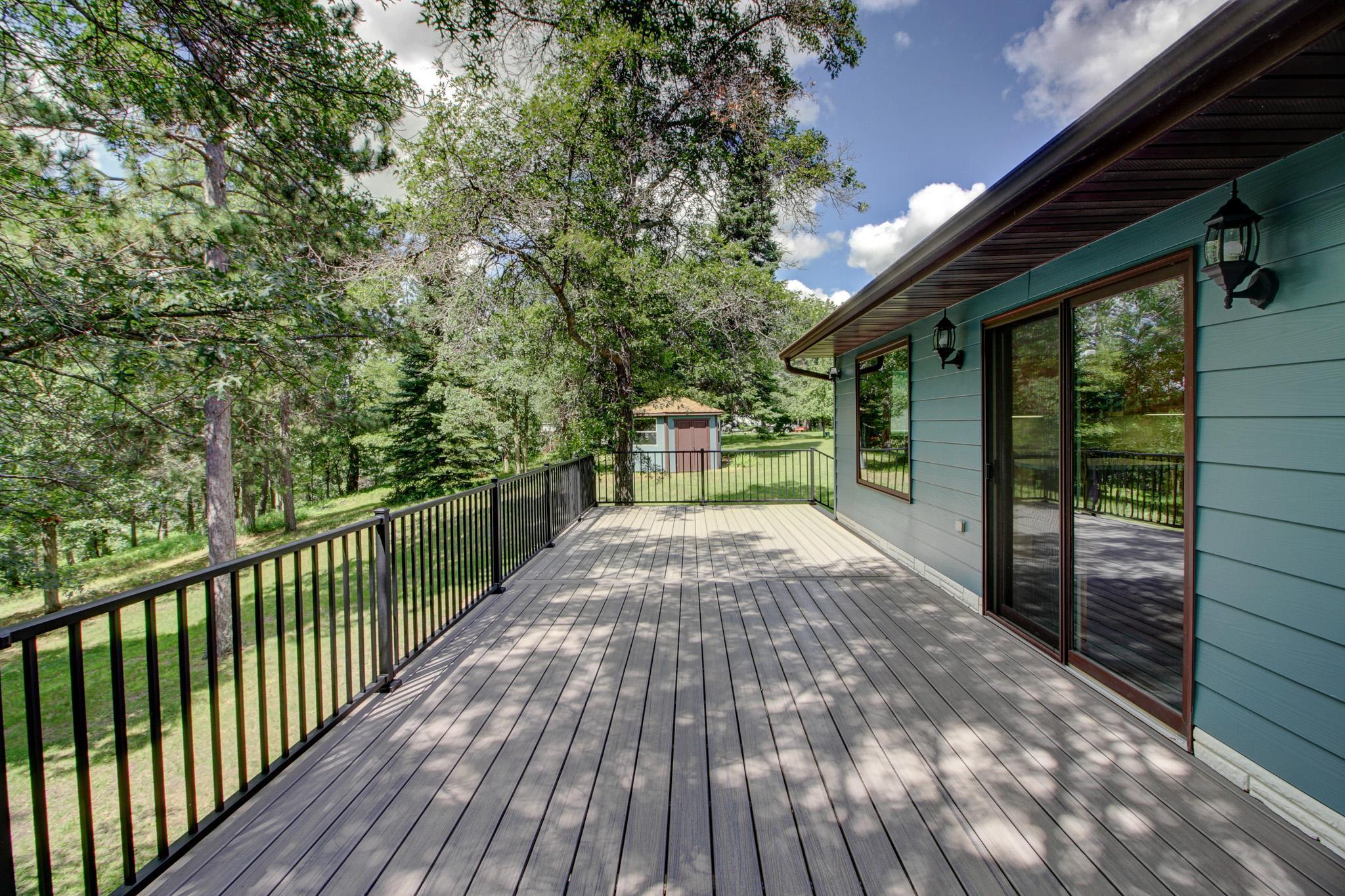 All new composite decking