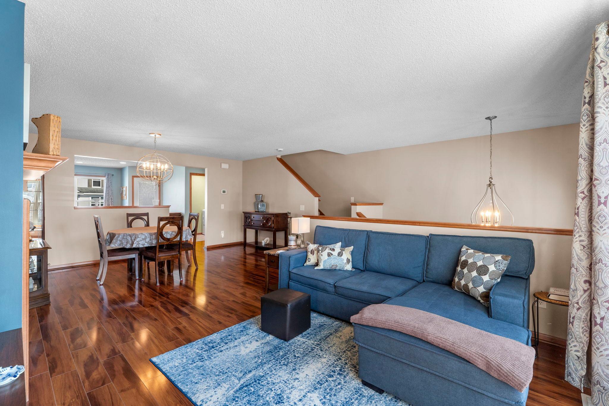 Open inviting spaces are great for family time or get togethers with friends