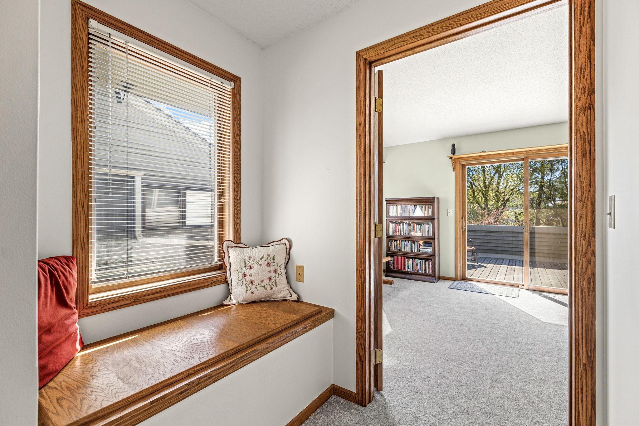Reading nook outside Bedroom #3 on upper level!
