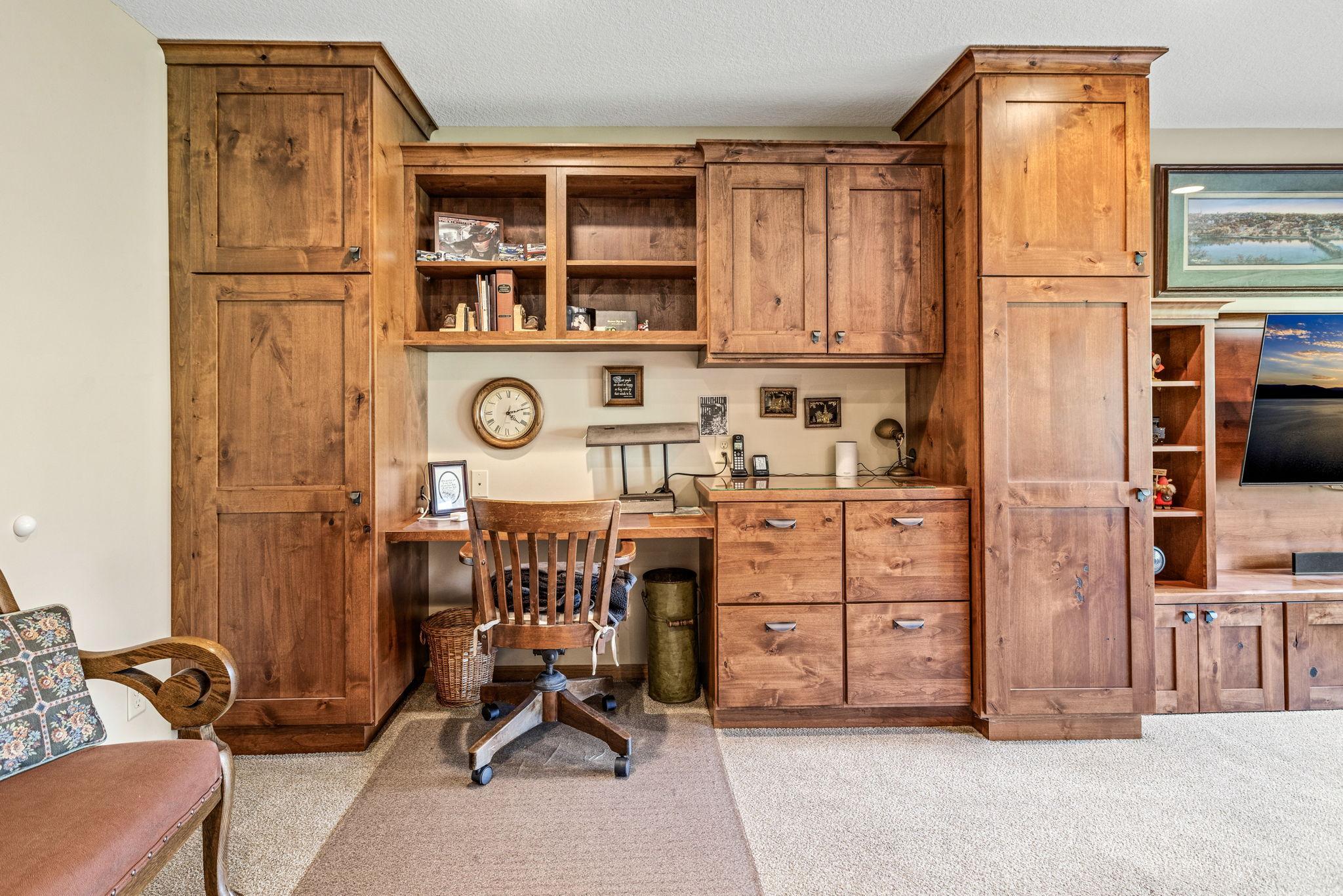 Work from home with many options and spaces!