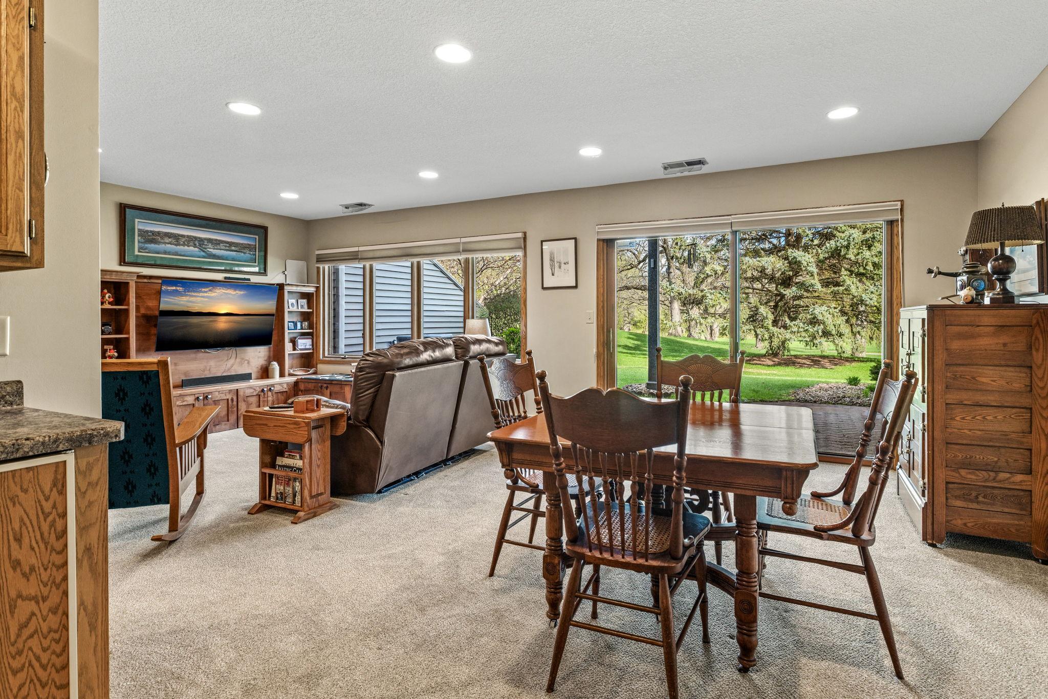 Lower level has so much light!