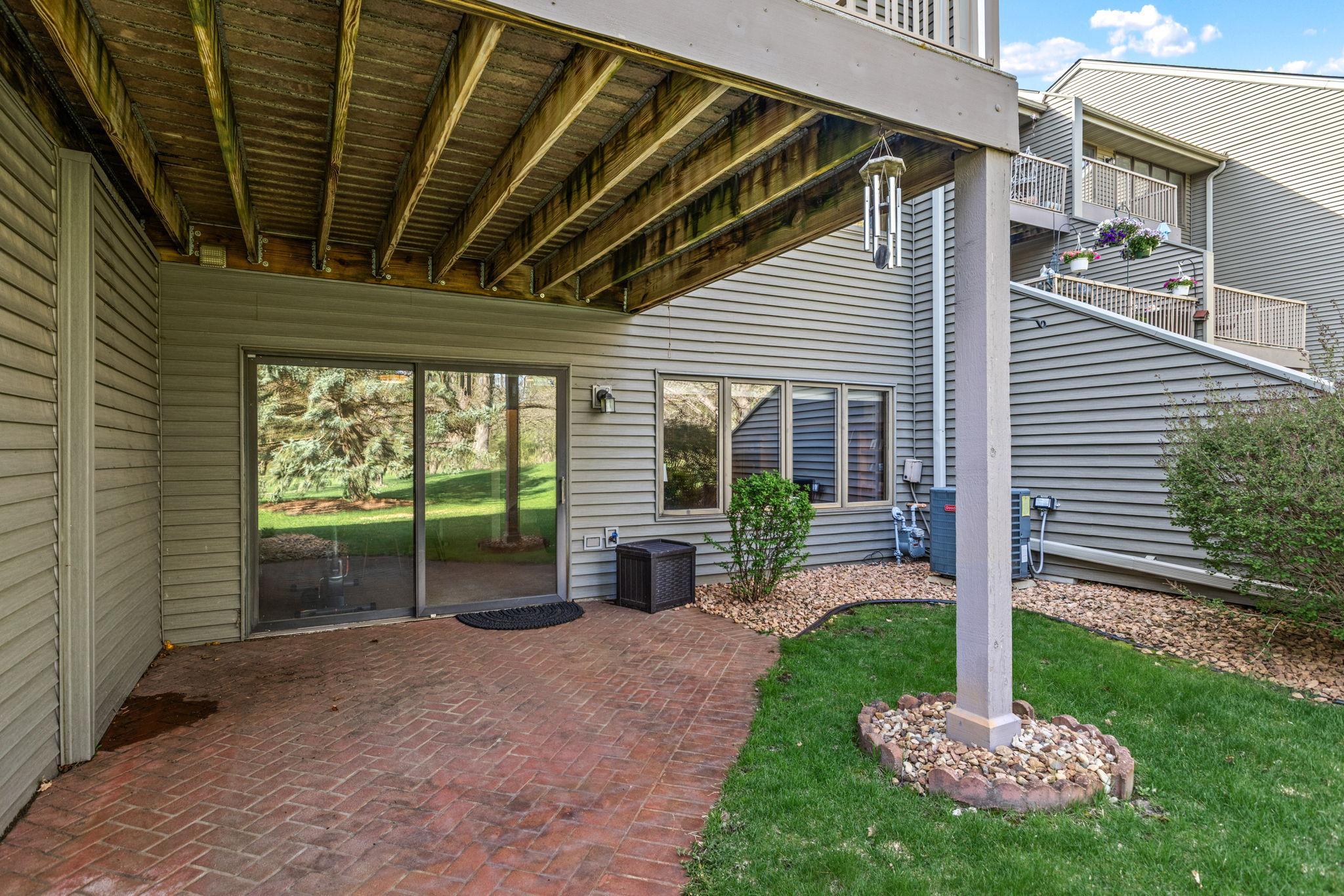 Lower level patio walkout!