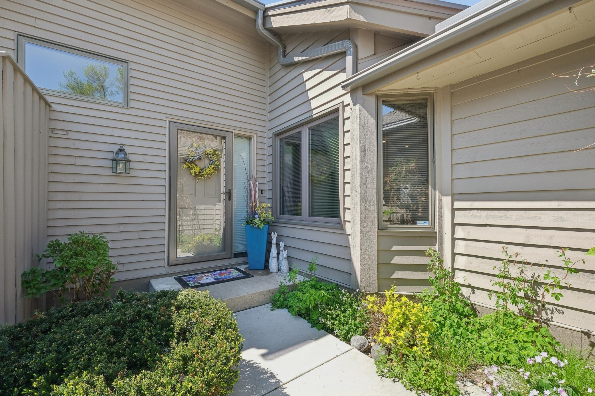 Inviting entrance to your new home.