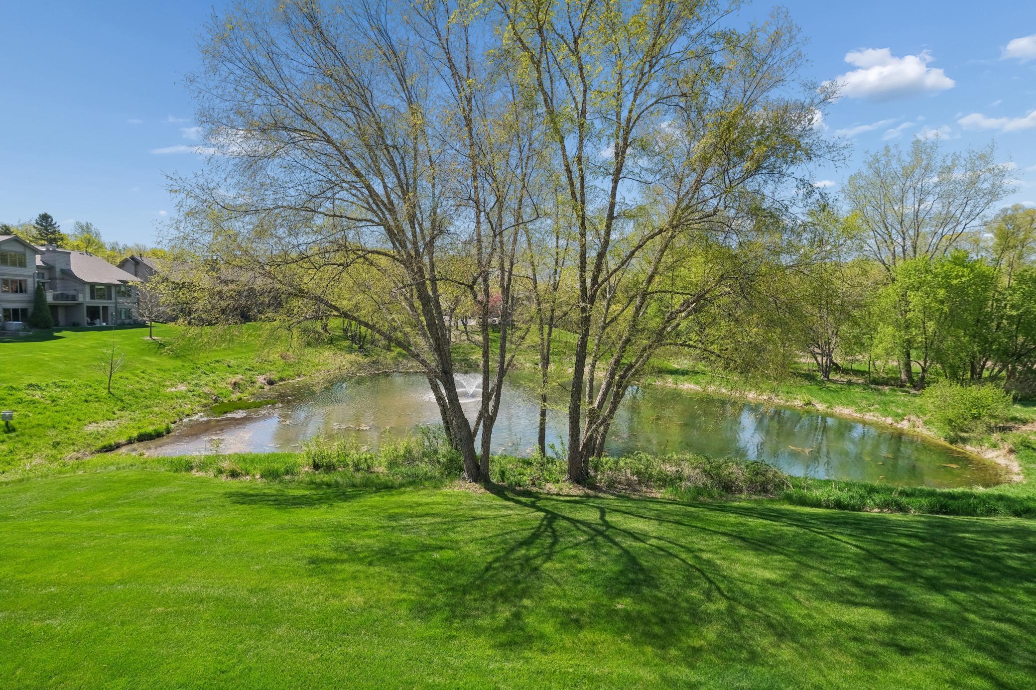 Imagine having your morning coffee hearing the chirping of the birds and the soothing fountain.