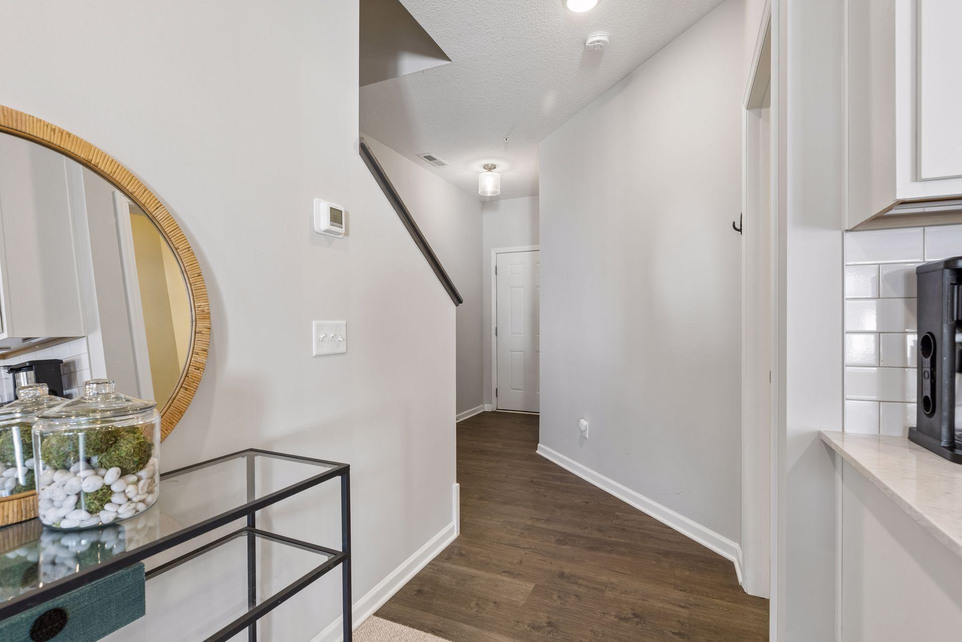 Interior entryway with functional layout and access to main living areas.