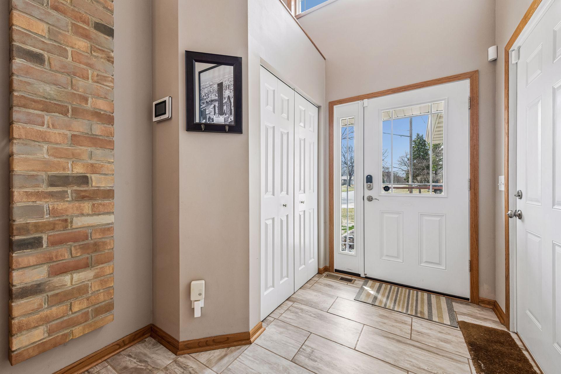 Welcoming front entry