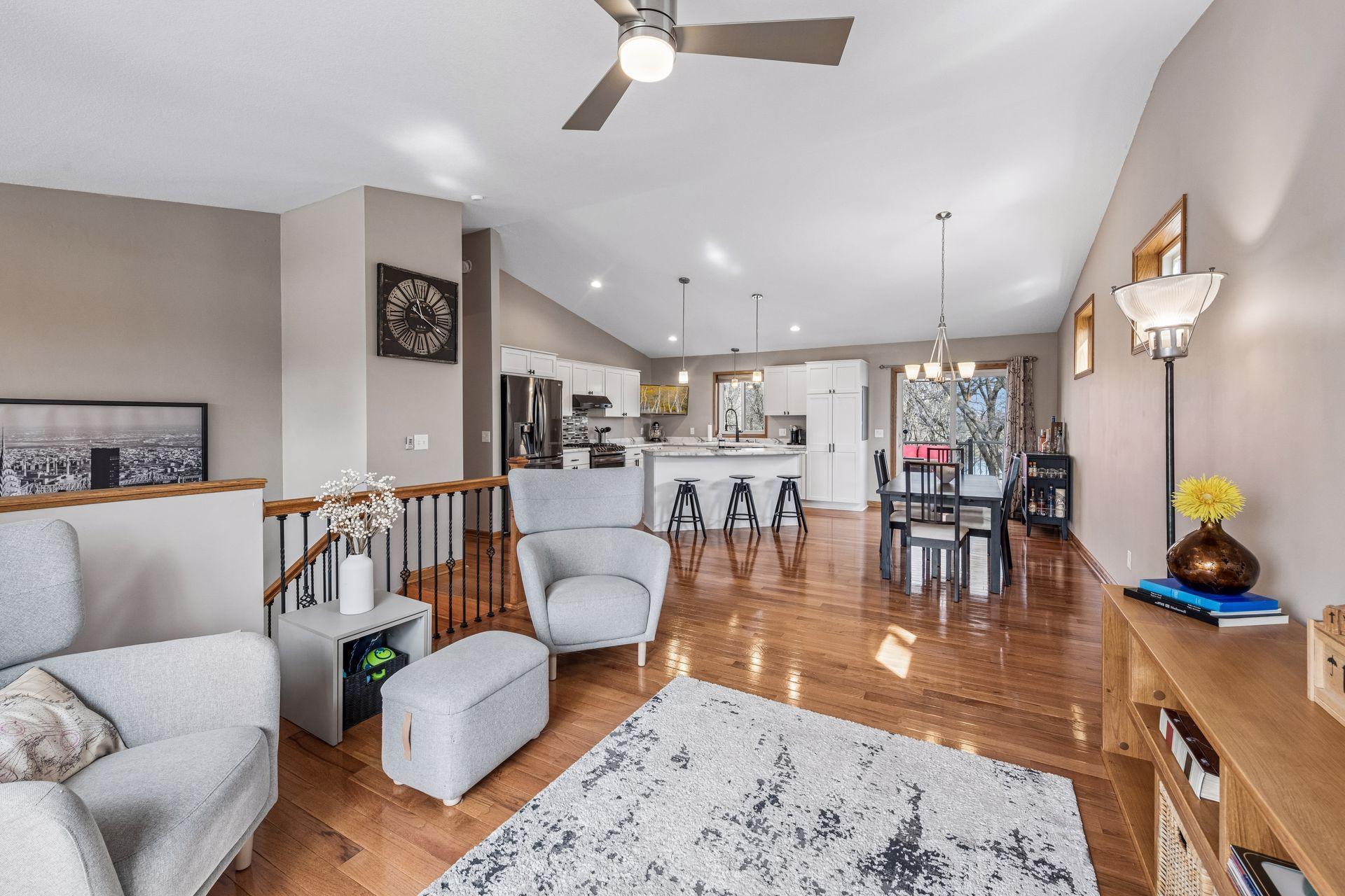 Open concept with beautiful, high-end finishes throughout.