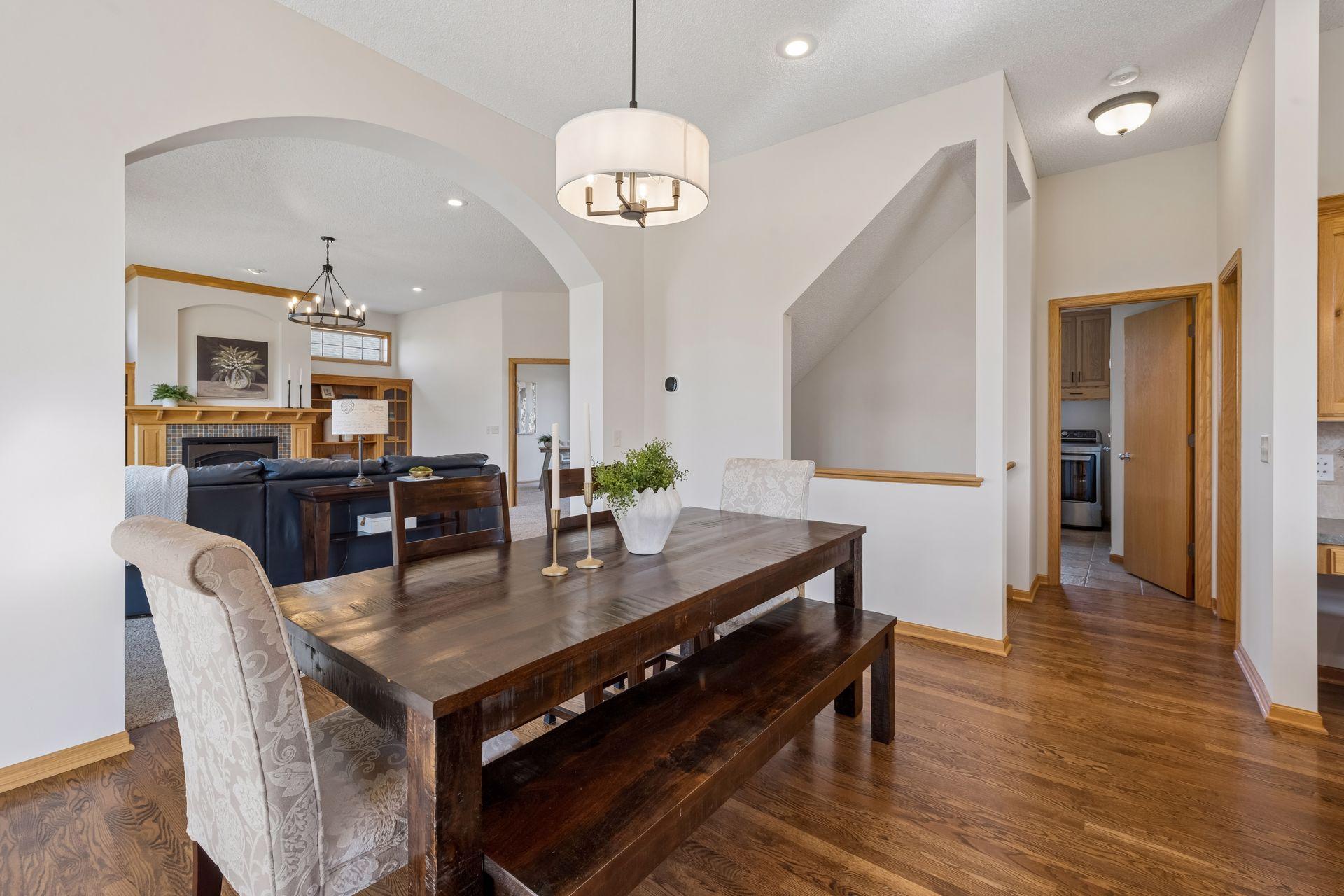 Dining area great for formal or informal dining